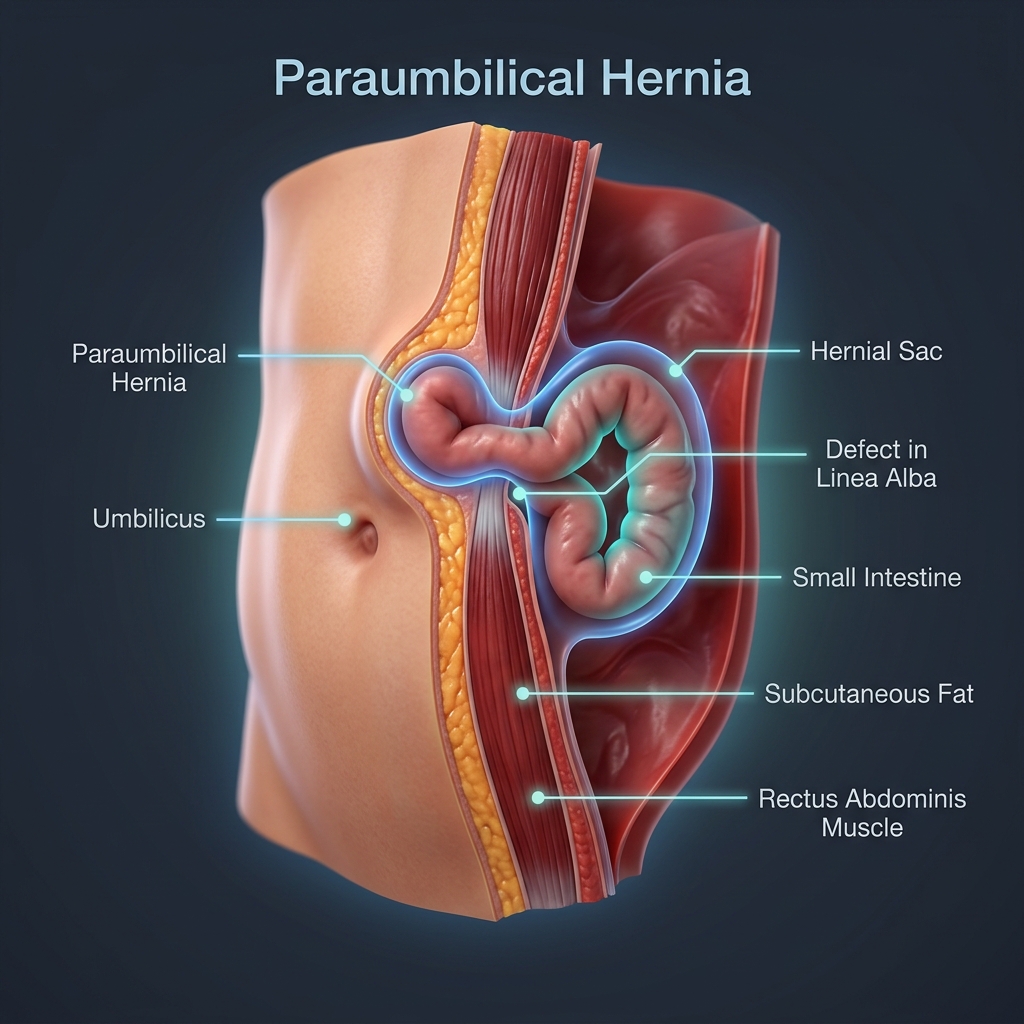 Epigastric Hernia anatomy